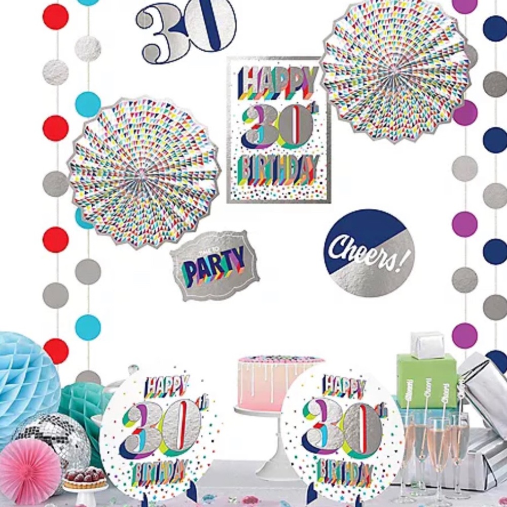 30th birthday decor package